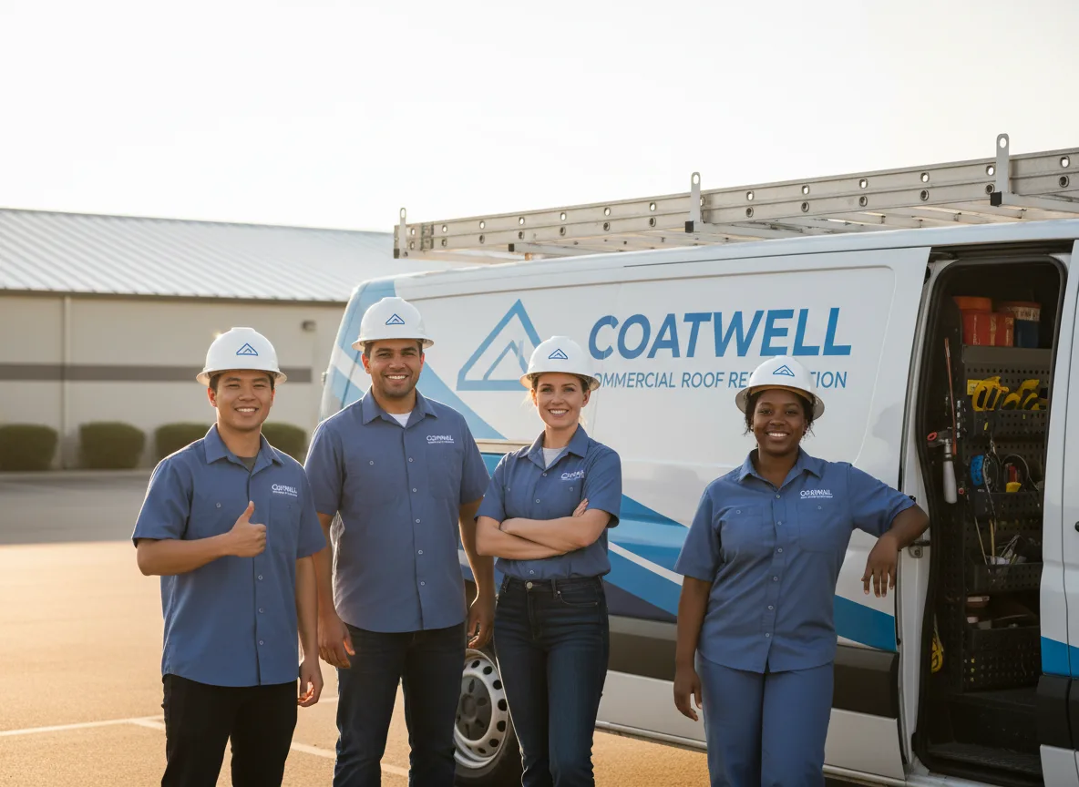 Commercial roof coating company in Van Horne, IA